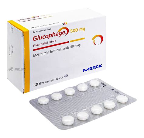 Thuốc Glucophage® 500mg Metformin