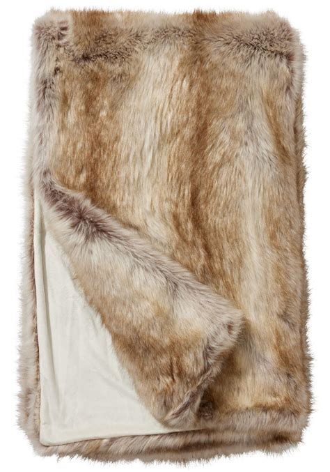 Limited Edition Red Fox Faux Fur Throws Fabulous Furs