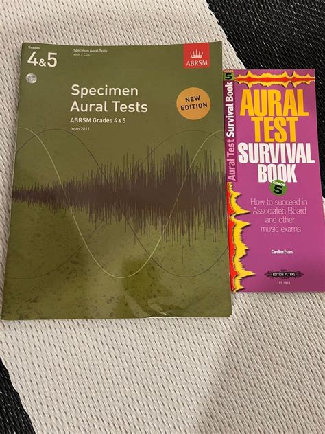 Abrsm Specimen Aural Tests Grades Aural Test Survival Book Grade