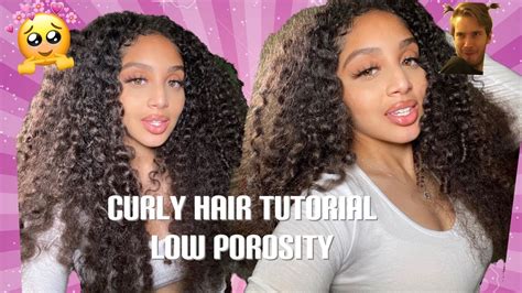 Curly Hair Routine Using Uncle Funkys Daughter Low Porosity Hair Youtube