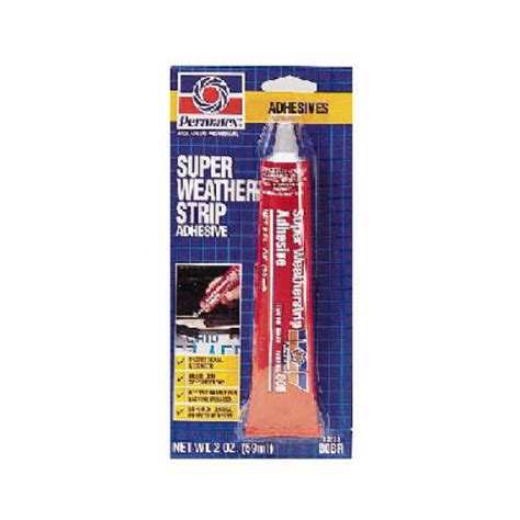 Permatex 80638 Weatherstrip Adhesive High Strength Liquid 2 Oz