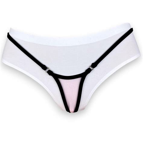 E Spandex Micro Thong Bikini Bottom Shbikini Extreme Y String