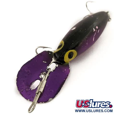 Vintage Storm Hot N Tot Thin Fin 1 4oz Purple Fishing Lure 12659