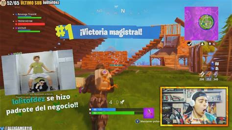 LOLITO FDEZ Y NINJA SE SUSCRIBEN A MI CANAL Y GANO LA PARTIDA DE