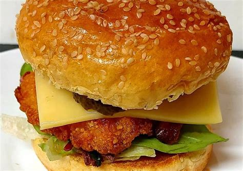 Hot And Spicy Chicken Burger 🥰dinner Recipe By Maureen 😀 Cookpad