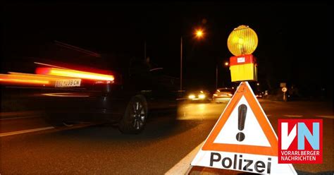 Zehn Führerscheinabnahmen bei Aktion scharf Vorarlberger Nachrichten