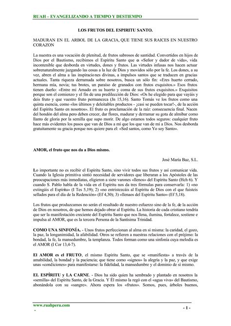 Cuales Son Los Frutos Del Espiritu Santo 3