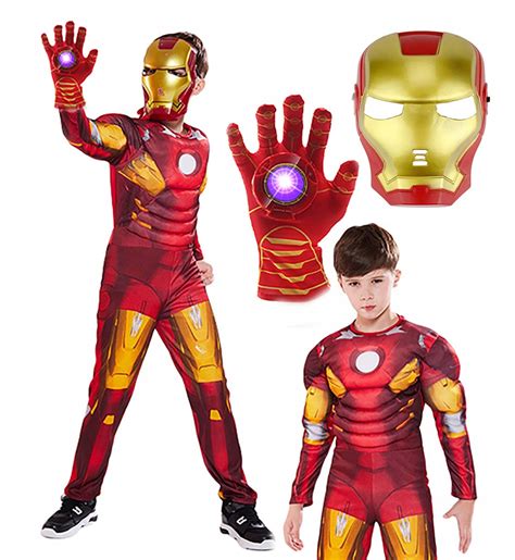 IRON MAN STRÓJ MASKA RĘKAWICA LASEROWA 110 116 13023933120 Allegro pl