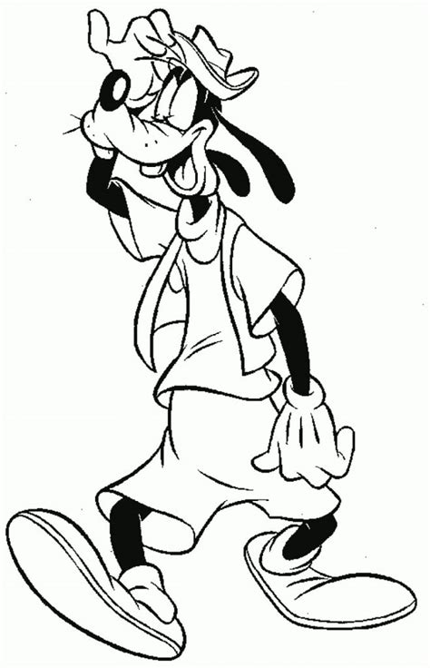 Goofy Max Coloring Pages Coloring Pages