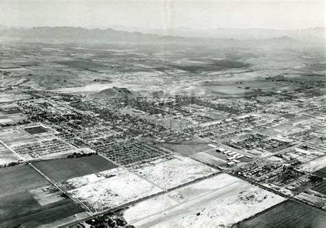 Aerial Photograph Of Tempe Arizona Works Tempe History Museum