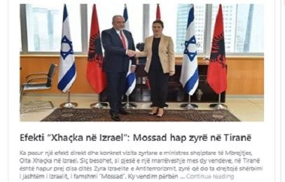 Albania, Mossad and Mojahedin-e Khalq – Iran Azadi Albania