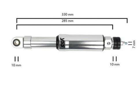 Stoßdämpfer Gasdruck Federbein Diamond 330mm Piaggio 125ccm Skipper