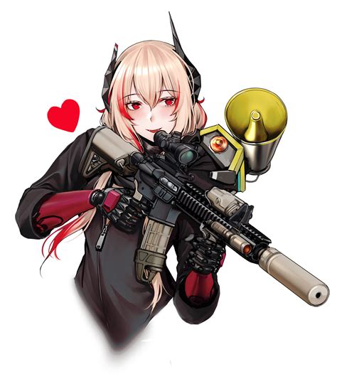 M4 Sopmod Ii Dinergate And Banana Girls Frontline Drawn By Kitsune