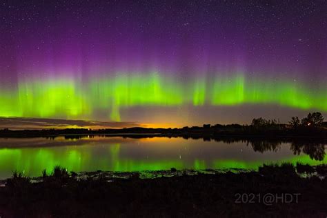 🔥 Northwest Of Calgary Alberta Canada Aurora Borealis Photographed