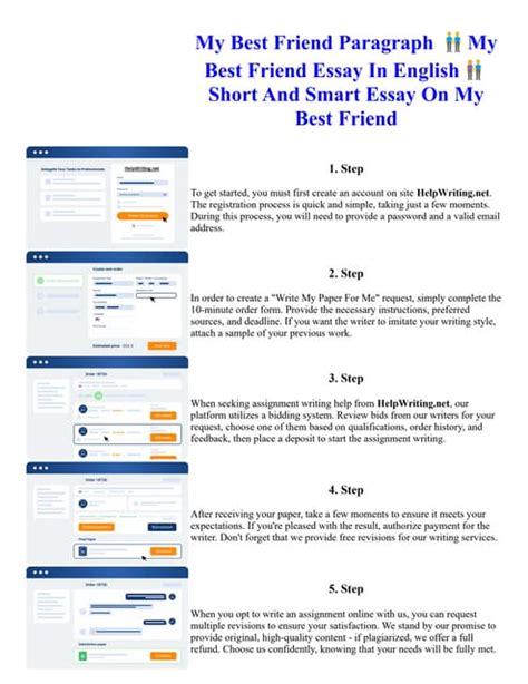 My Best Friend Paragraph My Best Friend Essay In Englishshort And Smart