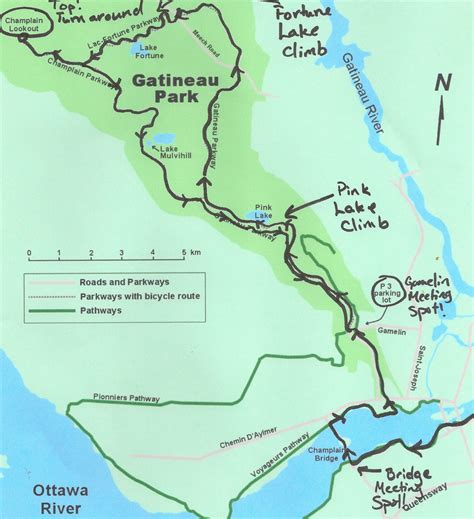 Gatineau Park Map