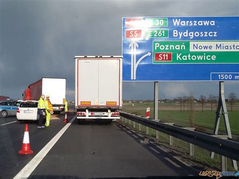 8 kilometrów korka na A2 w kierunku Warszawy Lepszy Poznań