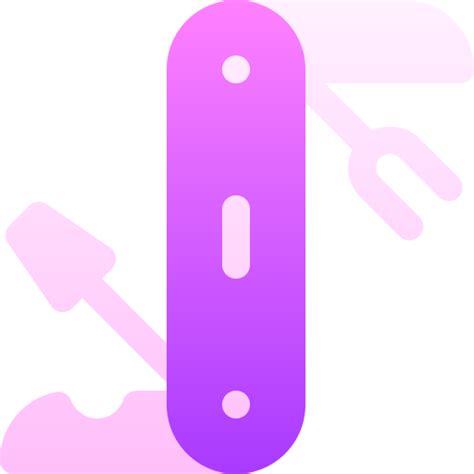 Icono De Cuchillo Del Ejército Suizo Basic Gradient Gradient