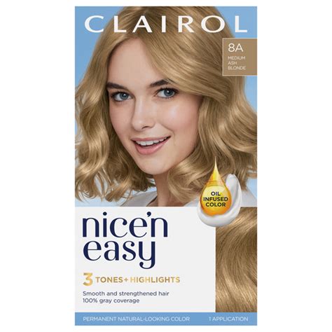 Save On Clairol Nice N Easy Permanent Hair Color Medium Ash Blonde A Order Online Delivery