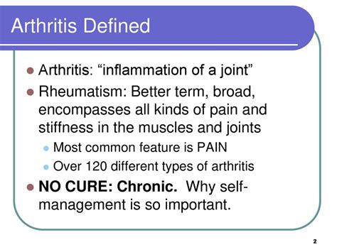 Define Arthritis Chronic At Dawnjwilkerson Blog