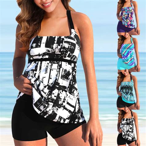 Fato De Banho Estampado Para Mulheres Moda Praia Monokini De Cintura