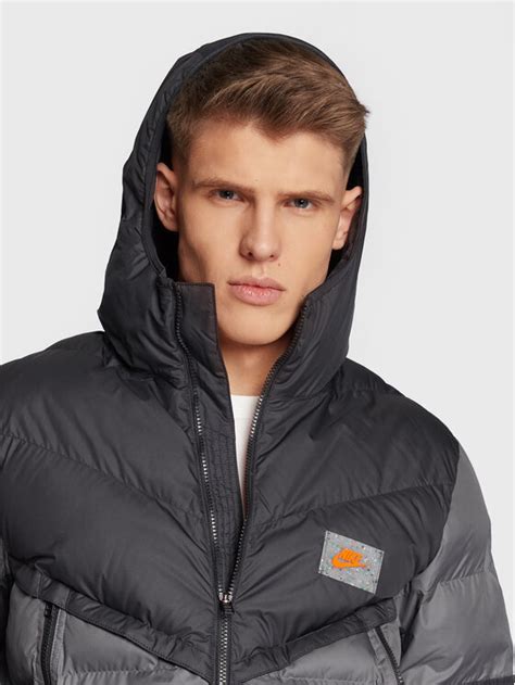 Nike Kurtka Puchowa Sportswear Windrunner Dx Szary Regular Fit