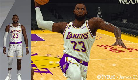 NBA 2K21 LeBron James Cyberface and Body Update by James-23