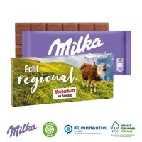 Schokolade Von Milka G Klimaneutral Fsc Bedruckt Als