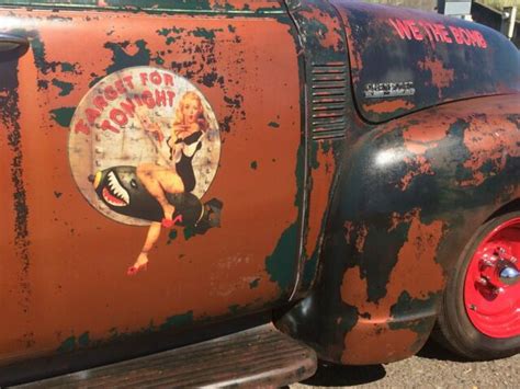 1953 Chevy Truck 3100 5 Window Rat Rod No Air Ride Not Bagged Lowrider