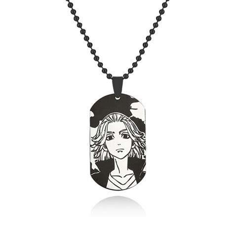 Cheap Anime Tokyo Revengers Character Pattern Necklace Stainless Steel