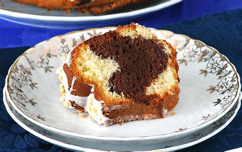 Bundt Cake marmolado de chocolate con mermelada Receta de postre fácil