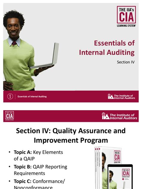 Iia Cia V6 0 Part1 Section Iv Pdf Internal Audit Audit