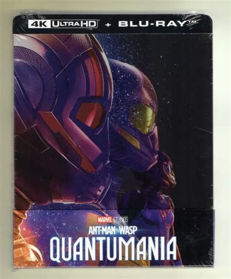 ANT MAN AND THE Wasp Quantumania 4k UHD 2D Blu Ray Steelbook Neu