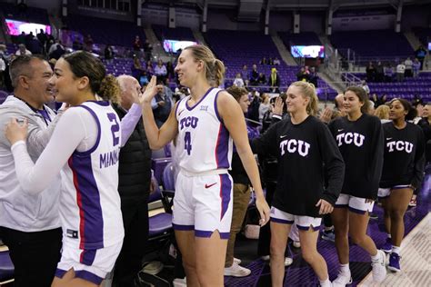 TCU Women Go From School Record 14 0 Start And AP Ranking To Forfeits