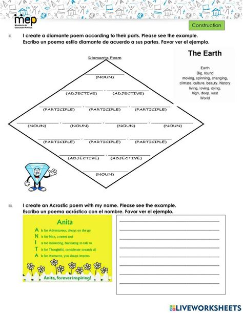 Poetry Worksheets Forms Of Poetry Worksheet Worksheets Library