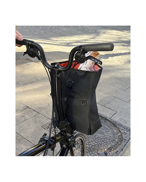 Waterproof Brompton Mini Bag From Upcycled Rubber