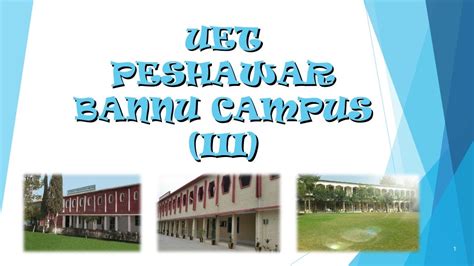 UET Peshawar Bannu Campus