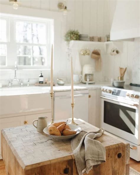 Antique Butcher Block Farmhouse Kitchen Island Soul Lane