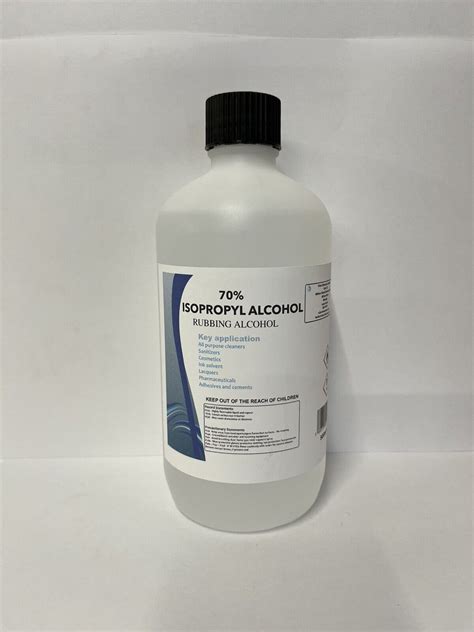 Ipa Isopropyl Alcohol Isopropanol Rubbing Alcohol Multi Surface