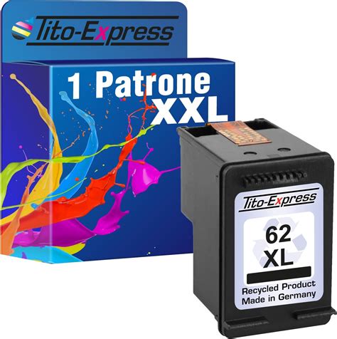 Tito Express PlatinumSerie 1 Tintenpatrone XXL remanufactured für HP 62