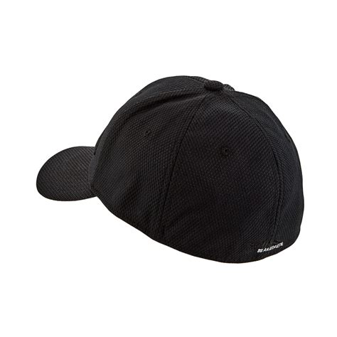 Fitted 'Black on Black' Baseball Cap – Be An Athlete