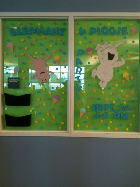 Elephant And Piggie Bulletin Board At The Tullis Library By Ms Lynn