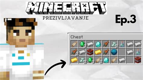 PRONASAO SAM ZAKOPANO BLAGO Minecraft Prezivljavanje Ep 3 YouTube