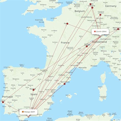 Swiss Routes Interactive Map With All Flights Flight Routes