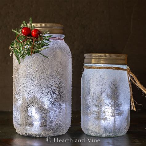 How To Make Mason Jar Luminaries For The Holidays Hearth And Vine