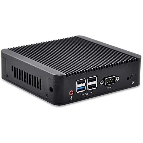 Mini PC Linux Ubuntu Computer QOTOM Q190S Dual Gigabit Ethernet 8G Ram