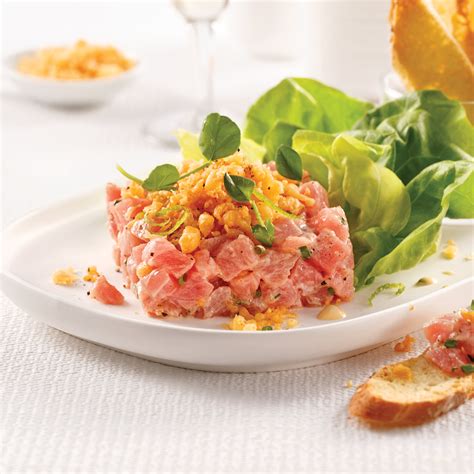 Tartare de thon croustillant et mayonnaise épicée Je Cuisine