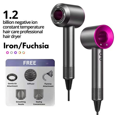 Hair Dryer Supersonic Purple In W Negative Ion Hot And Cold Hair Dryer Hair Dryer