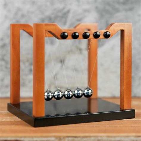 Harvey Makin Wooden Newton S Cradle Desk Toy Wonderful Etsy