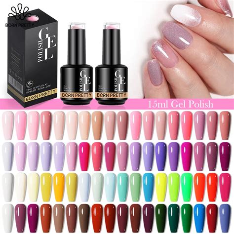 BORN PRETTY vernis à ongles en Gel 114 couleurs séchage UV LED